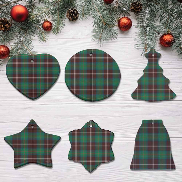 Scottish Chisholm Hunting Ancient Clan Tartan Ceramic Ornament All Tartan Plaid