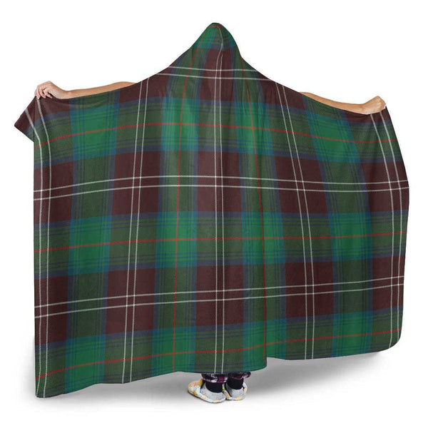 Scottish Chisholm Hunting Ancient Clan Tartan Hooded Blanket Tartan Plaid 2