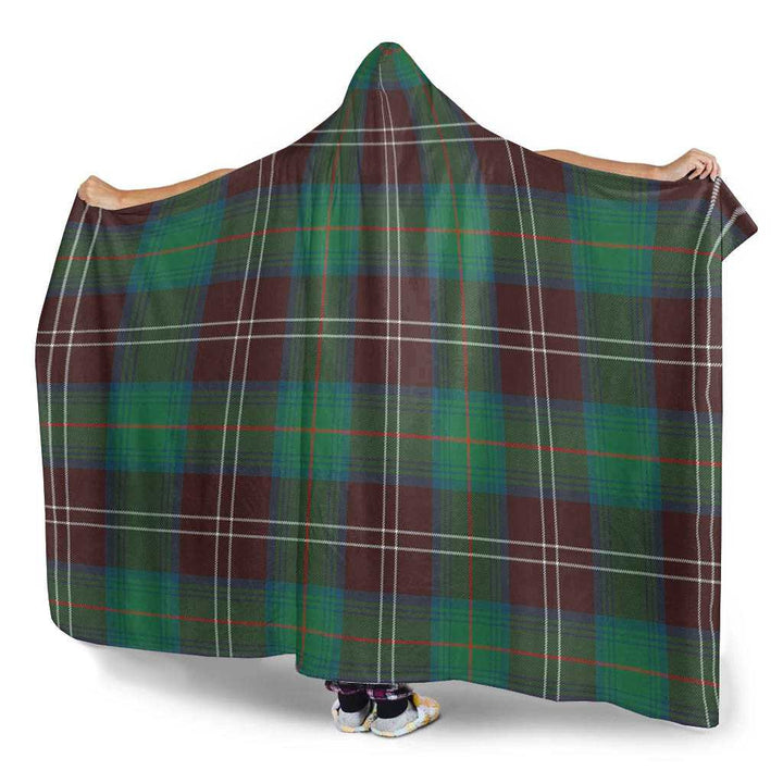 Scottish Chisholm Hunting Ancient Clan Tartan Hooded Blanket Tartan Plaid 3