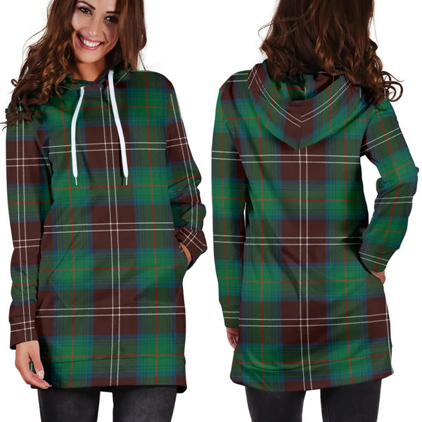 Scottish Chisholm Hunting Ancient Clan Tartan Hoodie Dress