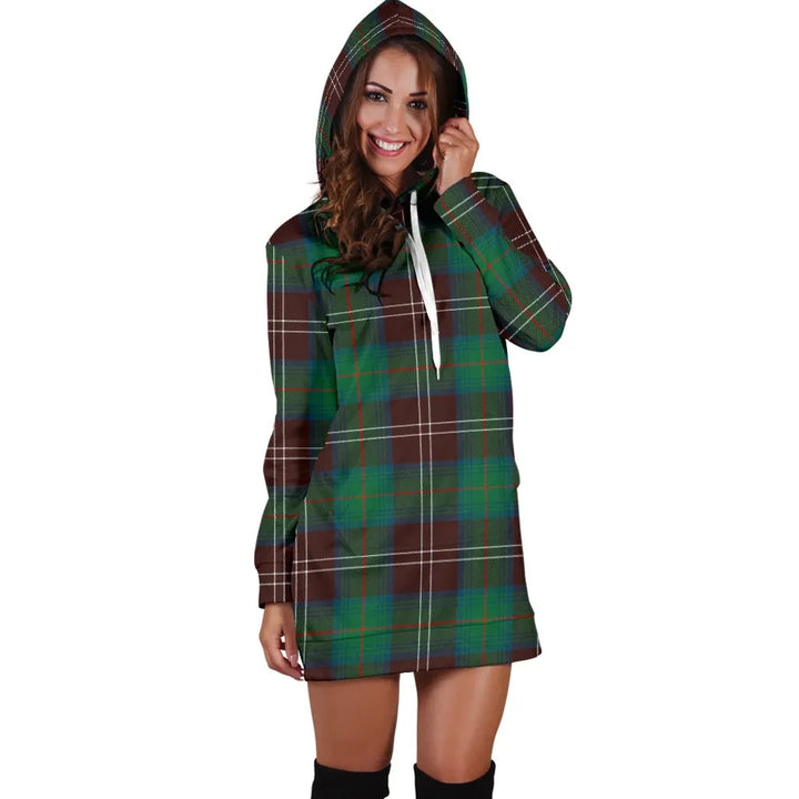 Scottish Chisholm Hunting Ancient Clan Tartan Hoodie Dress