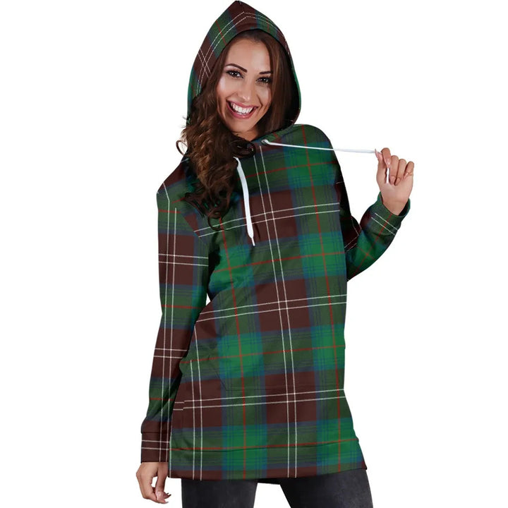 Scottish Chisholm Hunting Ancient Clan Tartan Hoodie Dress