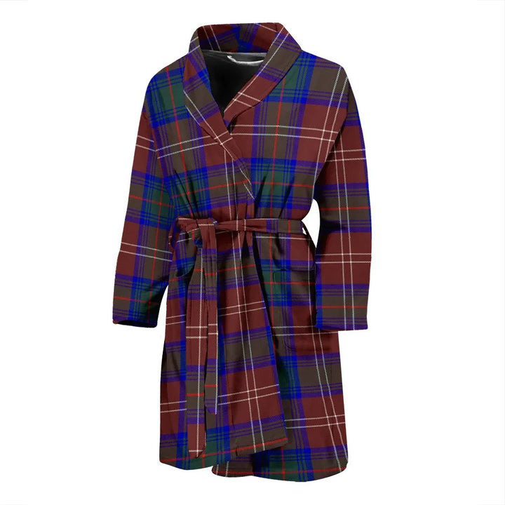 Scottish Chisholm Hunting Modern Clan Tartan Bathrobe 2