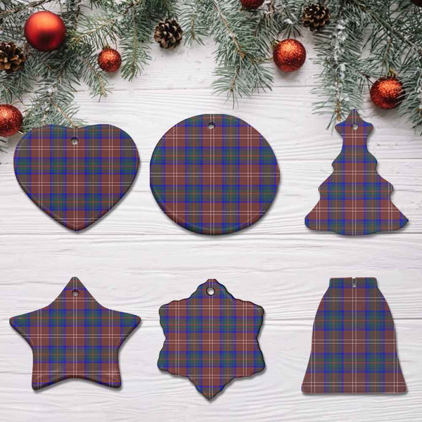 Scottish Chisholm Hunting Modern Clan Tartan Ceramic Ornament All Tartan Plaid