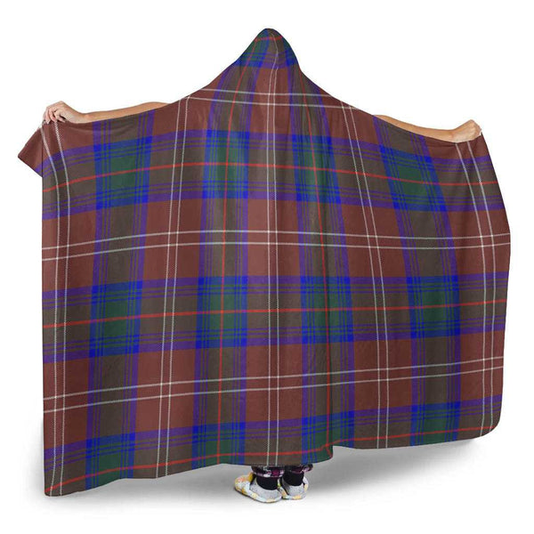 Scottish Chisholm Hunting Modern Clan Tartan Hooded Blanket Tartan Plaid 2