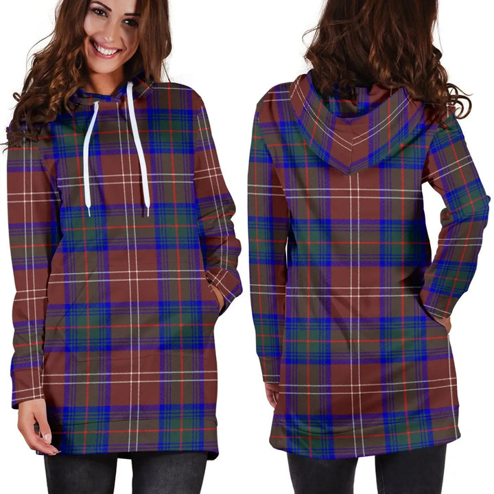 Scottish Chisholm Hunting Modern Clan Tartan Hoodie Dress