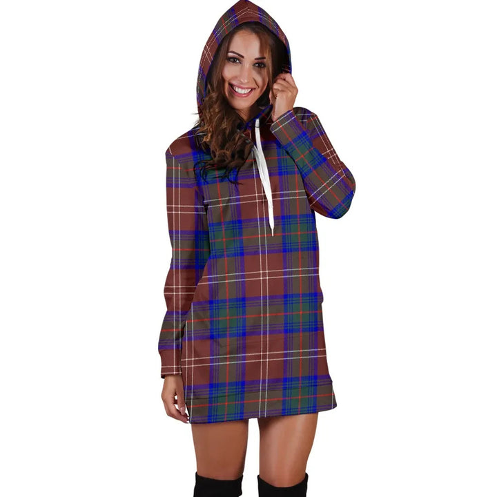 Scottish Chisholm Hunting Modern Clan Tartan Hoodie Dress