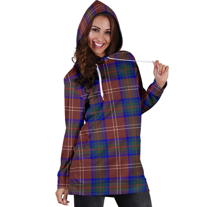 Scottish Chisholm Hunting Modern Clan Tartan Hoodie Dress