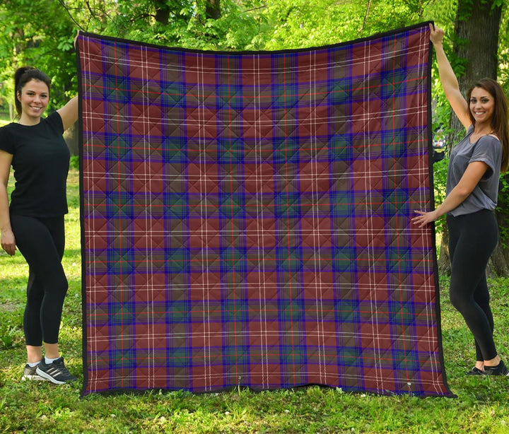 Scottish Chisholm Hunting Modern Clan Tartan Quilt Tartan Plaid 1