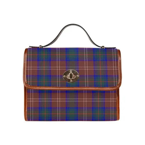 Scottish Chisholm Hunting Modern Clan Tartan Waterproof Canvas Bag Tartan Plaid 2
