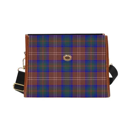 Scottish Chisholm Hunting Modern Clan Tartan Waterproof Canvas Bag Tartan Plaid 1
