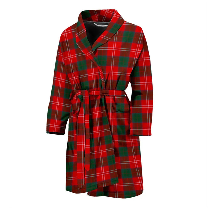 Scottish Chisholm Modern Clan Tartan Bathrobe 1