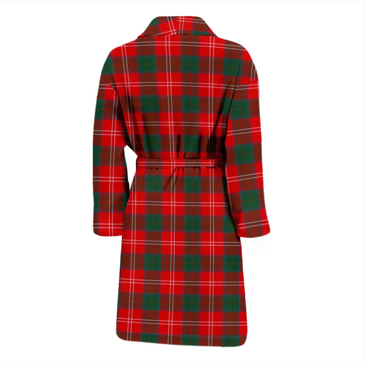 Scottish Chisholm Modern Clan Tartan Bathrobe 2