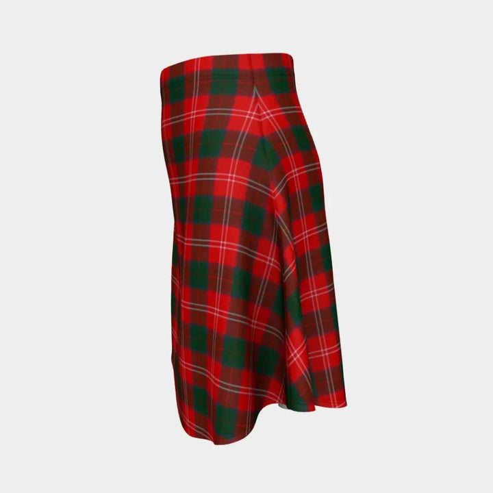 Scottish Chisholm Modern Clan Tartan Flare Skirt Tartan Plaid 2