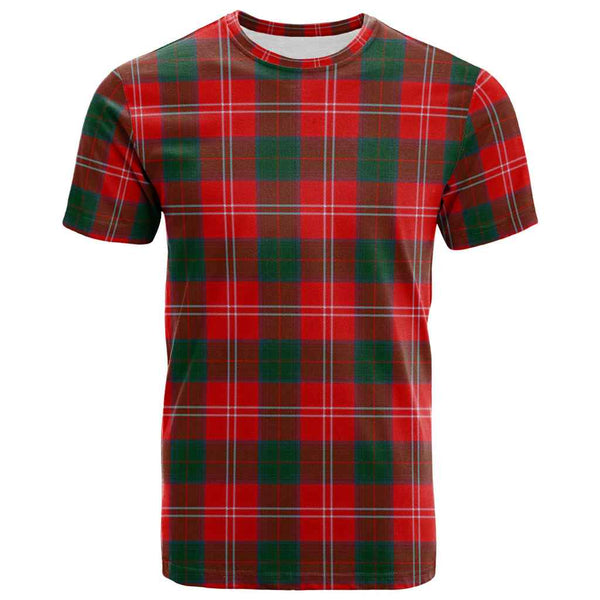 Scottish Chisholm Modern Clan Tartan T-Shirt Front Side Tartan Plaid