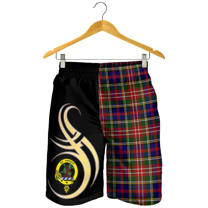 Scottish Christie Clan Crest Tartan Believe in Me Men's Shorts