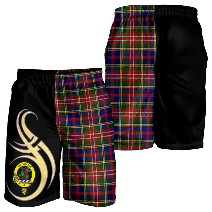 Scottish Christie Clan Crest Tartan Believe in Me Men's Shorts