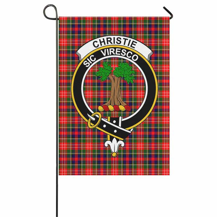 Scottish Christie Clan Crest Tartan Garden Flag Tartan Plaid 1