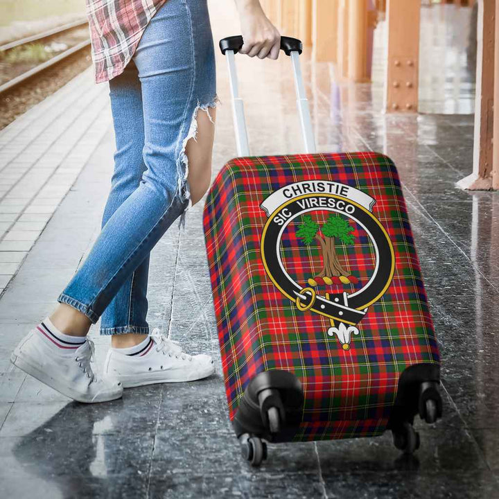 Scottish Christie Clan Crest Tartan Luggage Cover Tartan Plaid 3