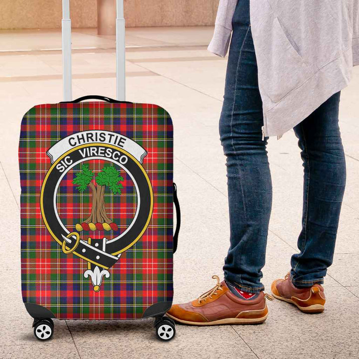 Scottish Christie Clan Crest Tartan Luggage Cover Tartan Plaid 4