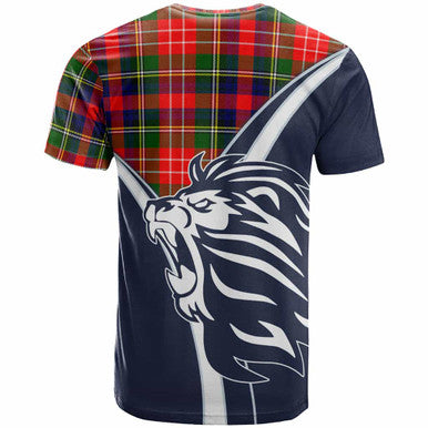 Scottish Christie Clan Crest Tartan T-Shirt - Bend Style Back Side Tartan Plaid