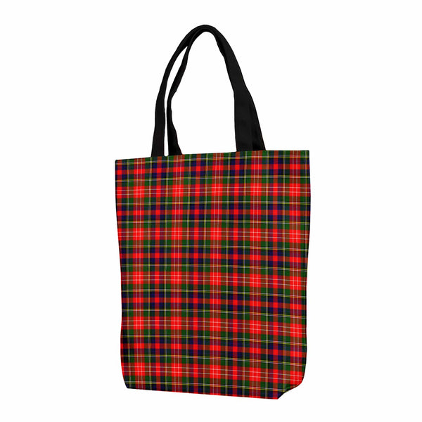Scottish Christie Clan Tartan Canvas Bag With Shoulder Strap Tartan Plaid 1