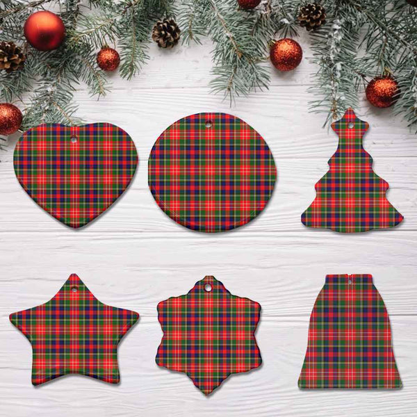 Scottish Christie Clan Tartan Ceramic Ornament All Tartan Plaid