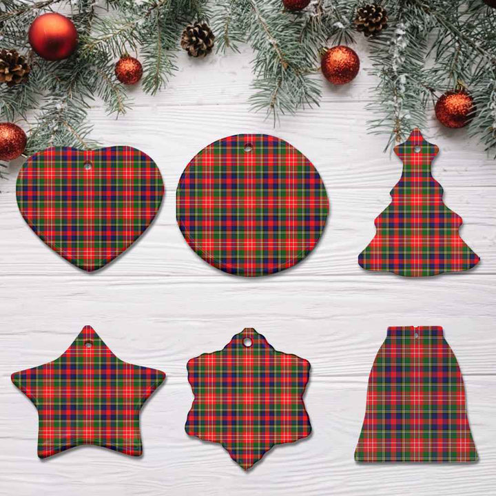 Scottish Christie Clan Tartan Ceramic Ornament All Tartan Plaid