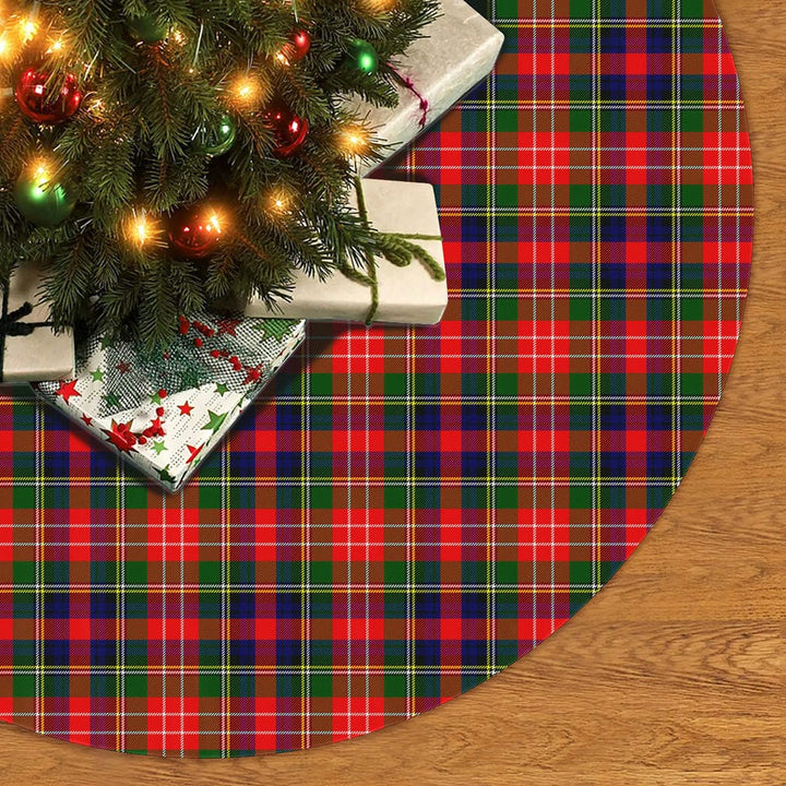 Scottish Christie Clan Tartan Christmas Tree Skirt No Tassels 2 Tartan Plaid