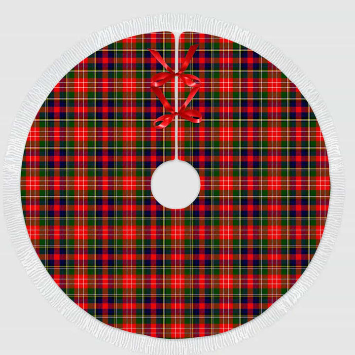 Scottish Christie Clan Tartan Christmas Tree Skirt Tassels 1 Tartan Plaid