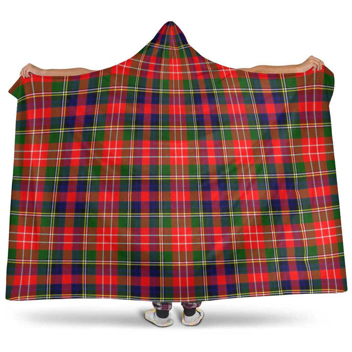 Scottish Christie Clan Tartan Hooded Blanket Tartan Plaid 1