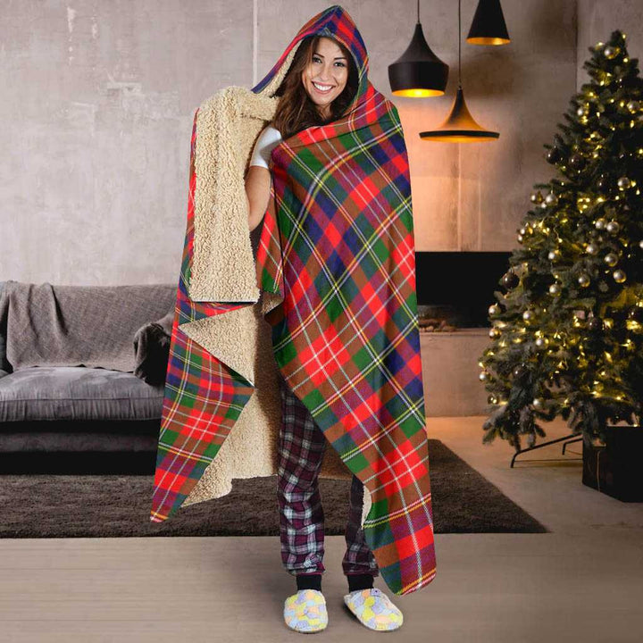 Scottish Christie Clan Tartan Hooded Blanket Tartan Plaid 6