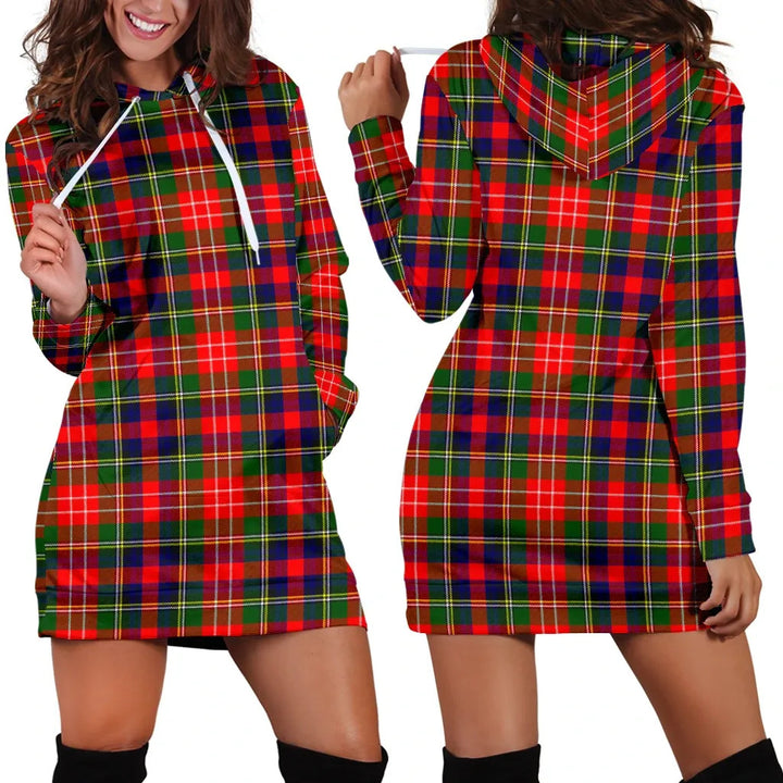 Scottish Christie Clan Tartan Hoodie Dress