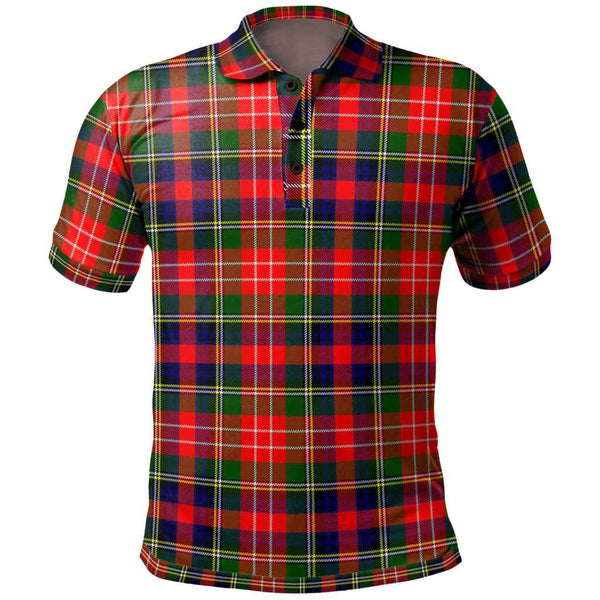 Scottish Christie Clan Tartan Polo Shirt Front Side Tartan Plaid