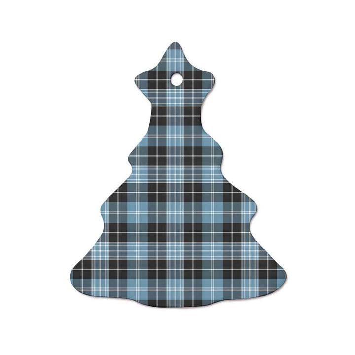 Scottish Clark Ancient Clan Tartan Ceramic Ornament  Tree Shape Tartan Plaid