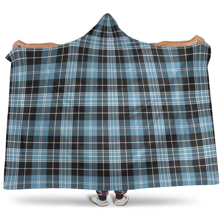 Scottish Clark Ancient Clan Tartan Hooded Blanket Tartan Plaid 1