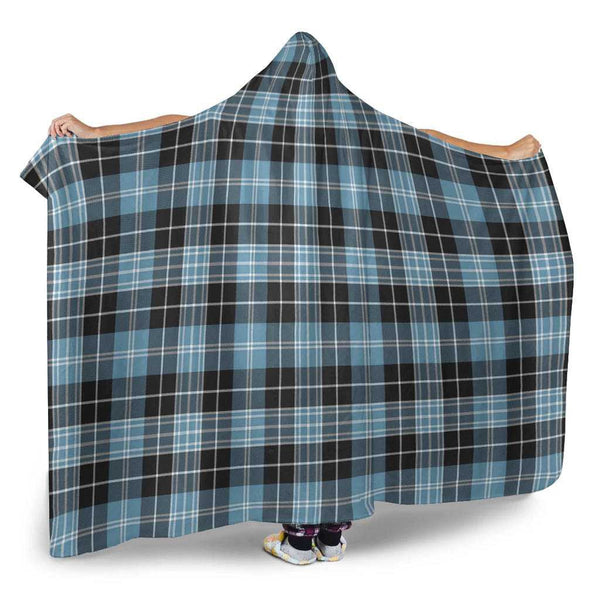 Scottish Clark Ancient Clan Tartan Hooded Blanket Tartan Plaid 2