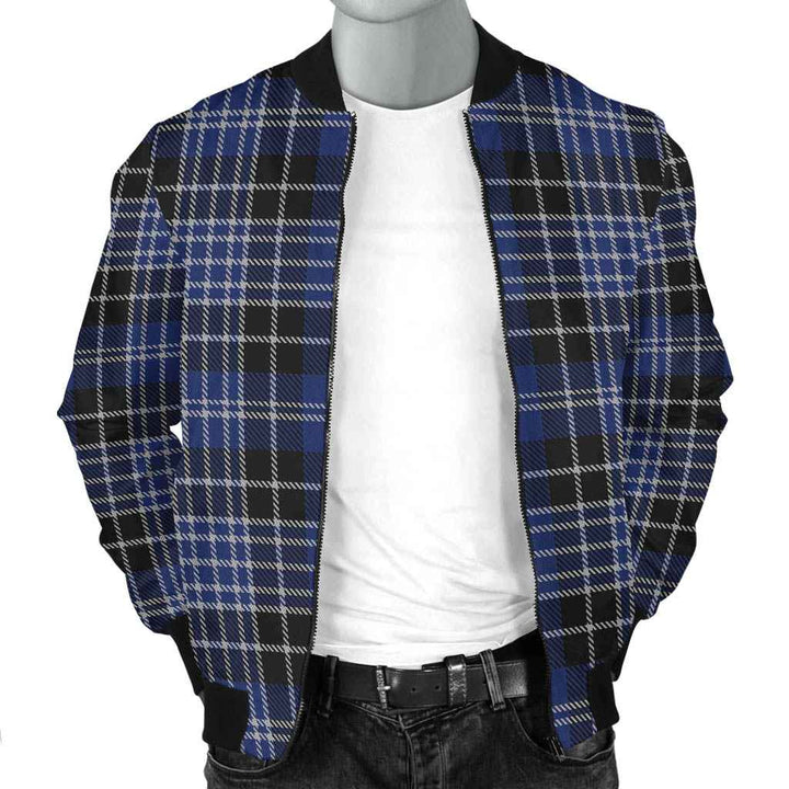 Scottish Clark Modern Clan Tartan Bomber Jacket Tartan Plaid 2