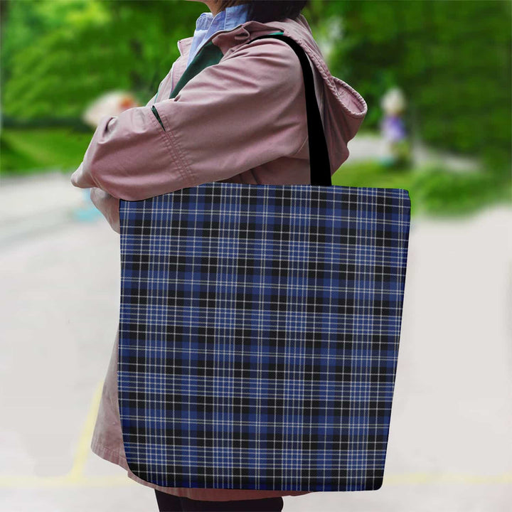 Scottish Clark Modern Clan Tartan Canvas Bag With Shoulder Strap Tartan Plaid 2