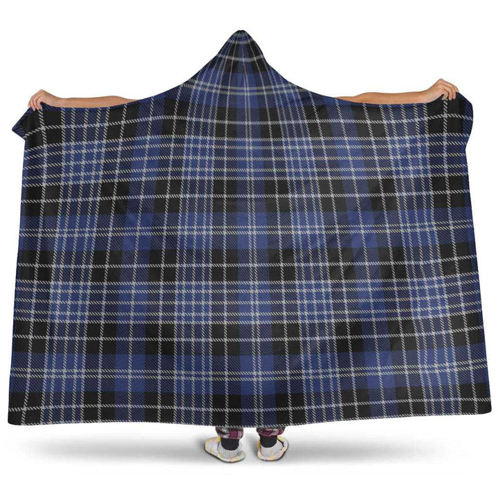 Scottish Clark Modern Clan Tartan Hooded Blanket Tartan Plaid 1