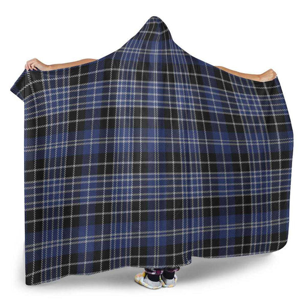 Scottish Clark Modern Clan Tartan Hooded Blanket Tartan Plaid 2