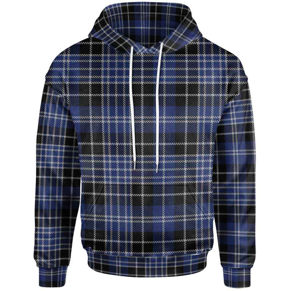 Scottish Clark Modern Clan Tartan Hoodie Front Side Tartan Plaid