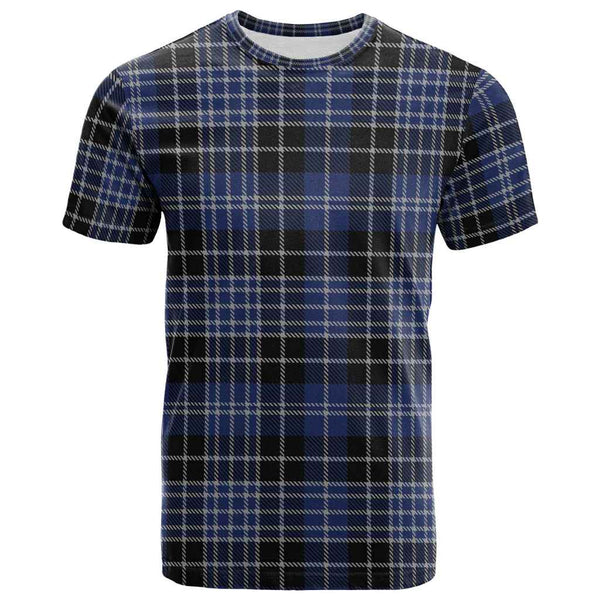 Scottish Clark Modern Clan Tartan T-Shirt Front Side Tartan Plaid