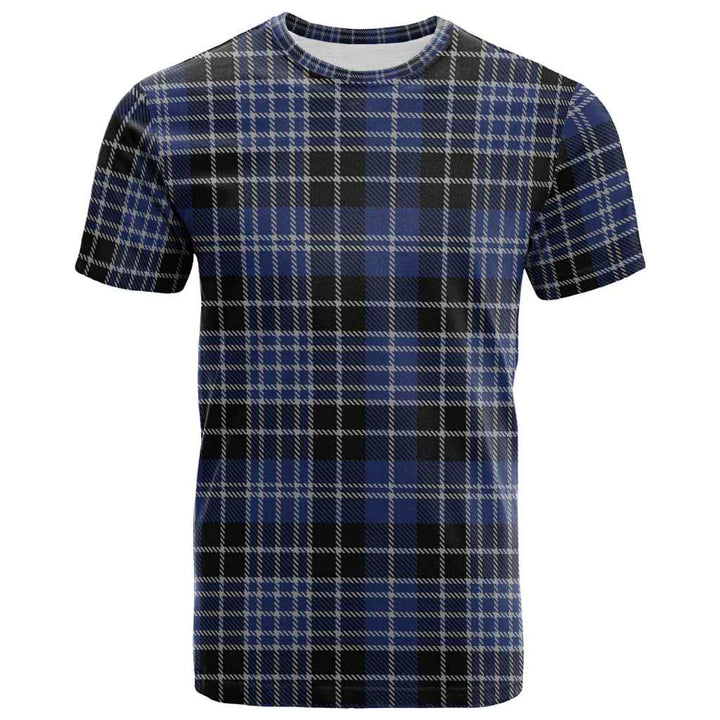 Scottish Clark Modern Clan Tartan T-Shirt Front Side Tartan Plaid