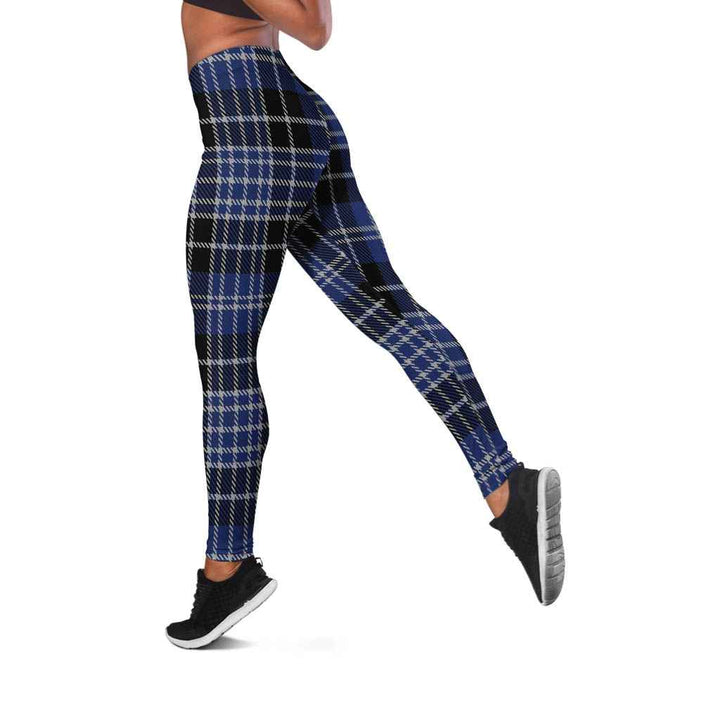 Scottish Clark Modern Clan Tartan Women Leggings Tartan Plaid 2