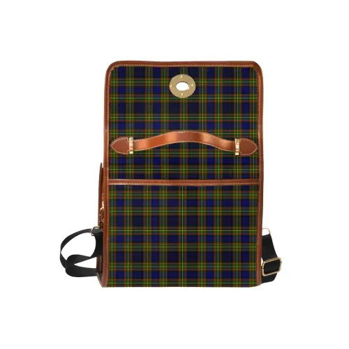 Scottish Clelland Clan Crest Tartan Waterproof Canvas Bag Tartan Plaid 6