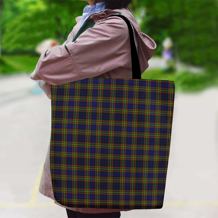 Scottish Clelland Modern Clan Tartan Canvas Bag With Shoulder Strap Tartan Plaid 2