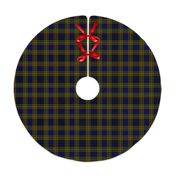 Scottish Clelland Modern Clan Tartan Christmas Tree Skirt No Tassels 1 Tartan Plaid