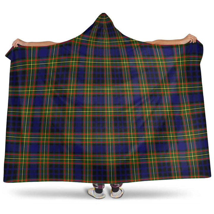 Scottish Clelland Modern Clan Tartan Hooded Blanket Tartan Plaid 1