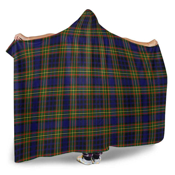 Scottish Clelland Modern Clan Tartan Hooded Blanket Tartan Plaid 2